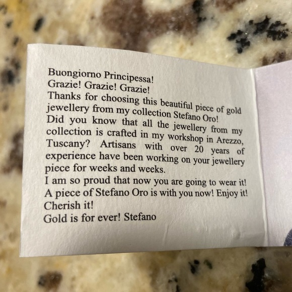 Stefano Oro 14k White Gold Diamond Dust Ring - Picture 6 of 7